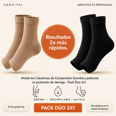 Pack Dúo 2x1 de Calcetines de Compresión SONVITAL